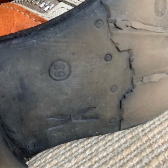 A.S.98 Airstep Flat Patchwork Leather Boots Festival 39 - Picture 6 of 8